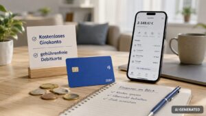 Kostenloses Girokonto mit gebührenfreier Debitkarte